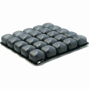 ROHO MOSAIC Cushion, Heavy Duty, Inflatable Seat Cushion for Office Chair, Wheelchair, Cars, Home Living, & Back Pain Support, Adjustable Cushion with Stretchable Cover & Non-Skid Bottom, 18" x 18"