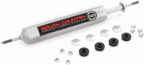 Rough Country N3 Steering Stabilizer Fits 1970-1979 [ Ford ] F150 Bronco Steering Damper 8733430 , Black