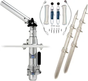 Rupp Classic Top Gun Outrigger Kit w/15' Poles & Complete Single Line Rigging Kit w/Klickers Release Clips