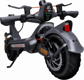 RZ800 Electric Scooter, 1200W Motor, 50 Miles Max.Rang, 31 mph Top Speed and 10.5" Off Road Tires, Certified UL2272