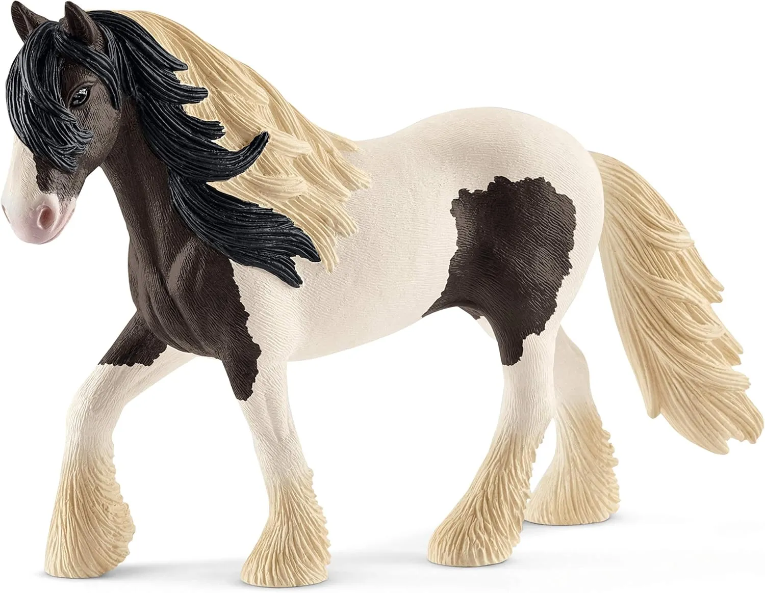 Schleich Farm World, Realistic Horse Toys for Girls and Boys, Tinker Stallion Toy Figurine, Ages 3 