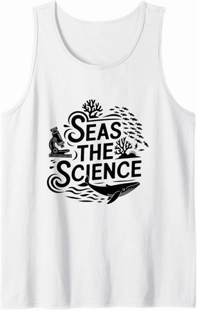 Seas The Science Marine Biologist Tank Top