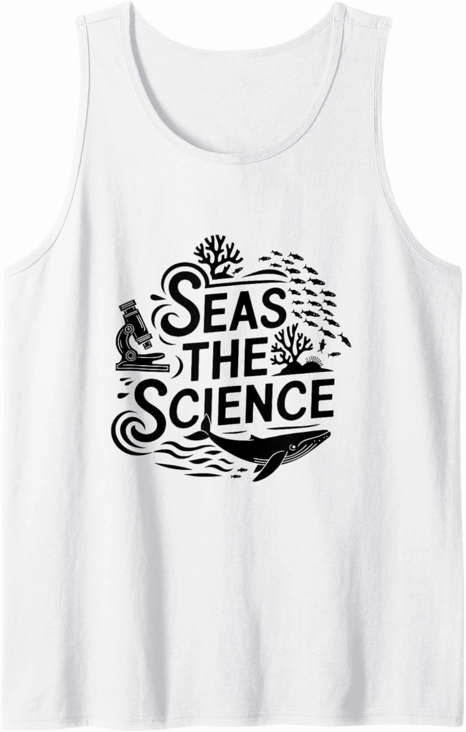 Seas The Science Marine Biologist Tank Top