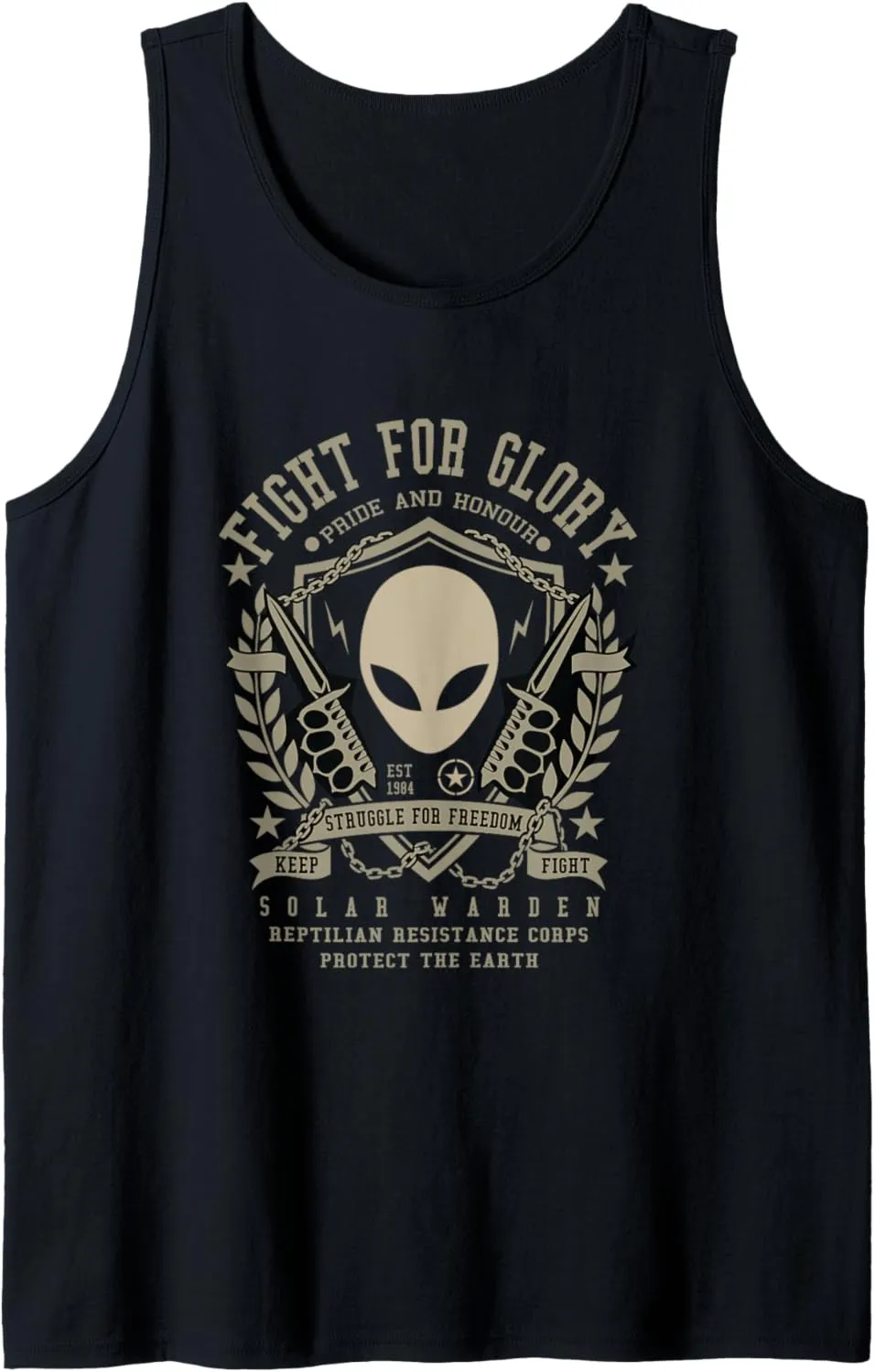 Secret Space Program / Disclosure / Reptilian Corps Design Tank Top