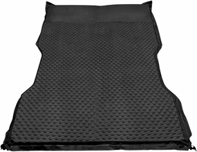 Self-Inflating Air Bed，Compatible for Tesla Model 3 Y 2017-2023 with Memory Foam Storage Bag Suede Camping Portable Car Camping Mattress(My Polka Dots Black)