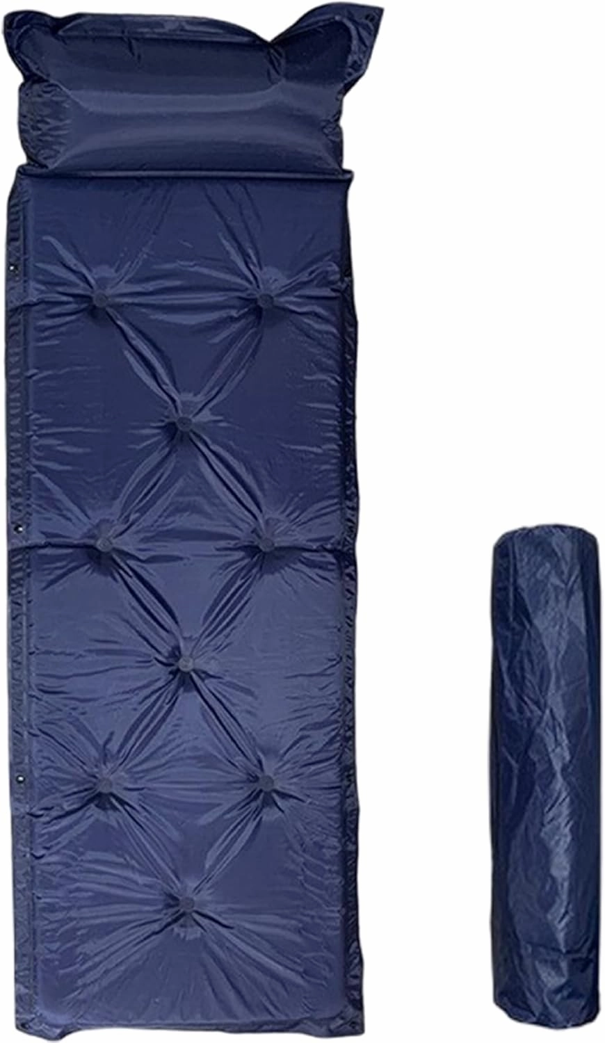 Self Inflating Sleeping Pad, Camping Blow up Mattress with Pillow, Insulated Foam Sleeping Mat for Backpacking, Tent, Hammock/72x24 inch