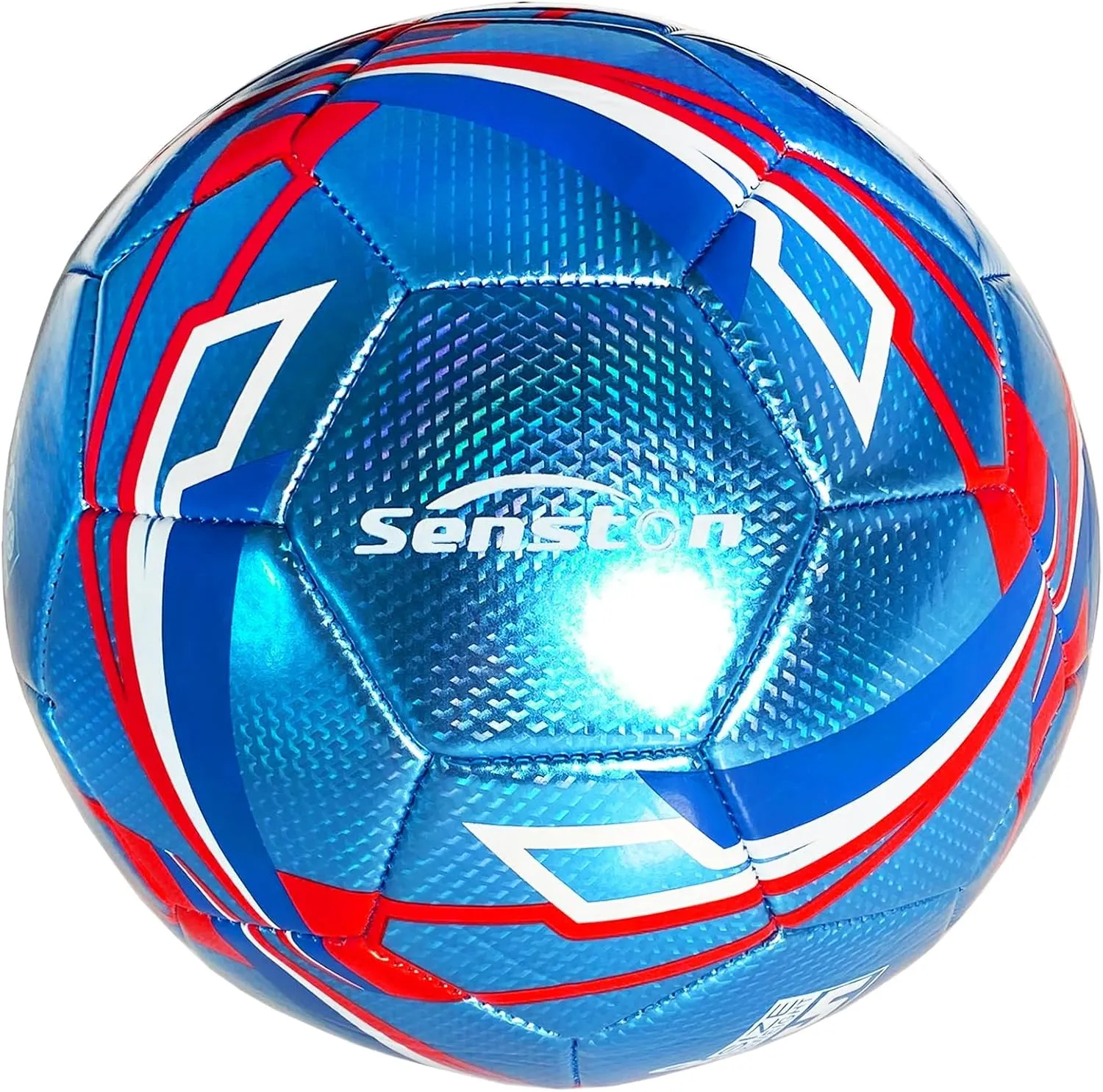 Senston Soccer Ball Size 3 & Size 4 & Size 5 for Kids and Adult Official Match Training Soccer Ball with Pump