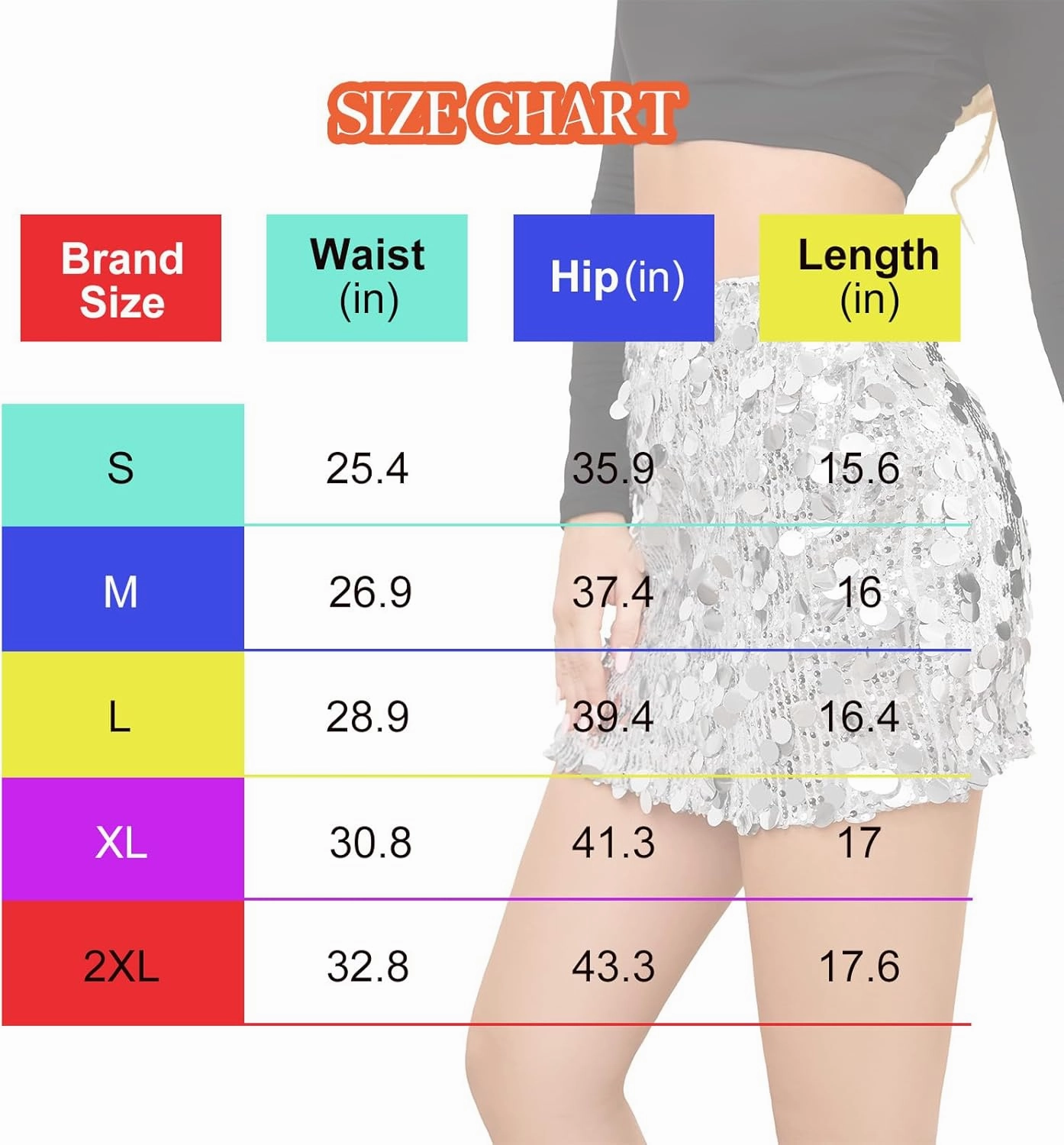Sequin Skirt for Women Stretchy Bodycon Mini Skirts Sexy Sparkly Skirt Glitter Shiny Skirt Night Out Party