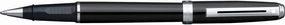 Sheaffer Prelude Rollerball Pen, Black Lacquer, Nickel Plate Trim (E137351)