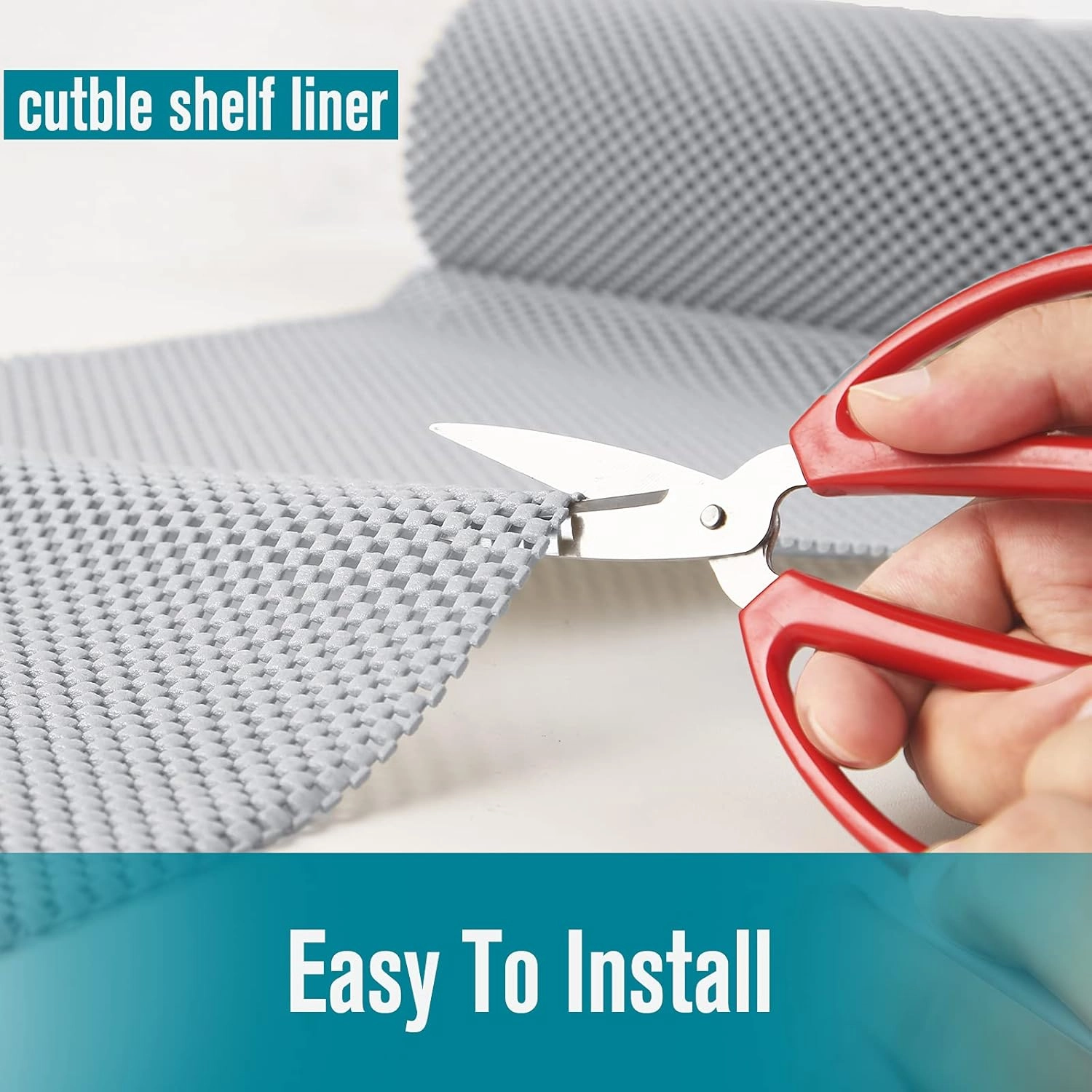 Shelf Drawer Liner Non-Adhesive Non Slip Durable Strong Long Size 12 in X 20ft for Drawers, Shelves, Cabinets, Storage, Kitchen and Desks, Beige