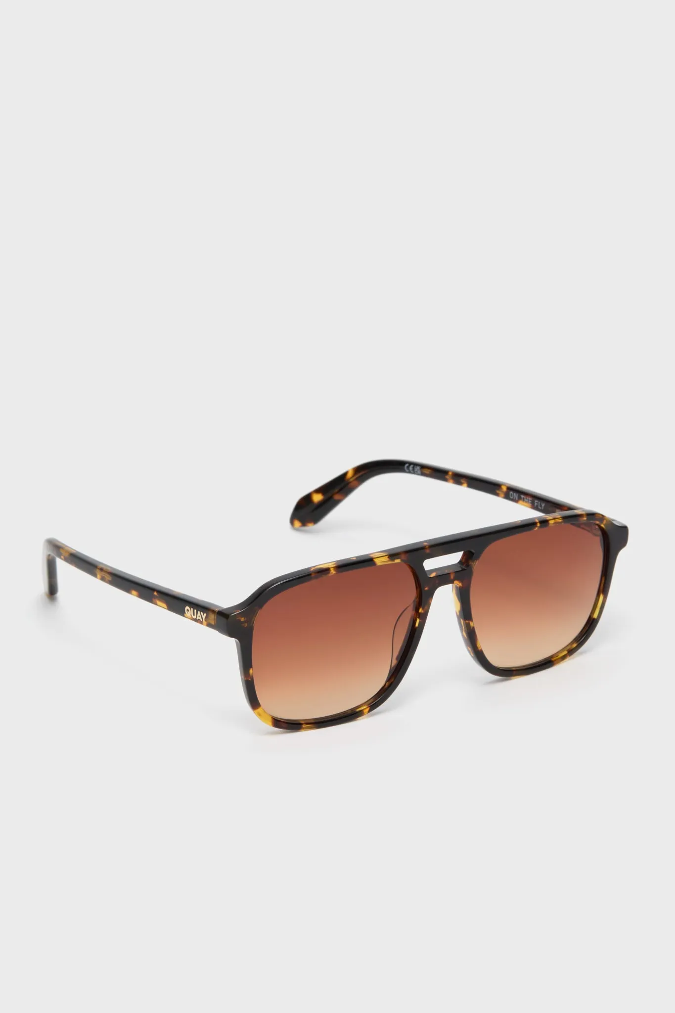 Shiny Yellow Tort On the Fly Sunglasses
