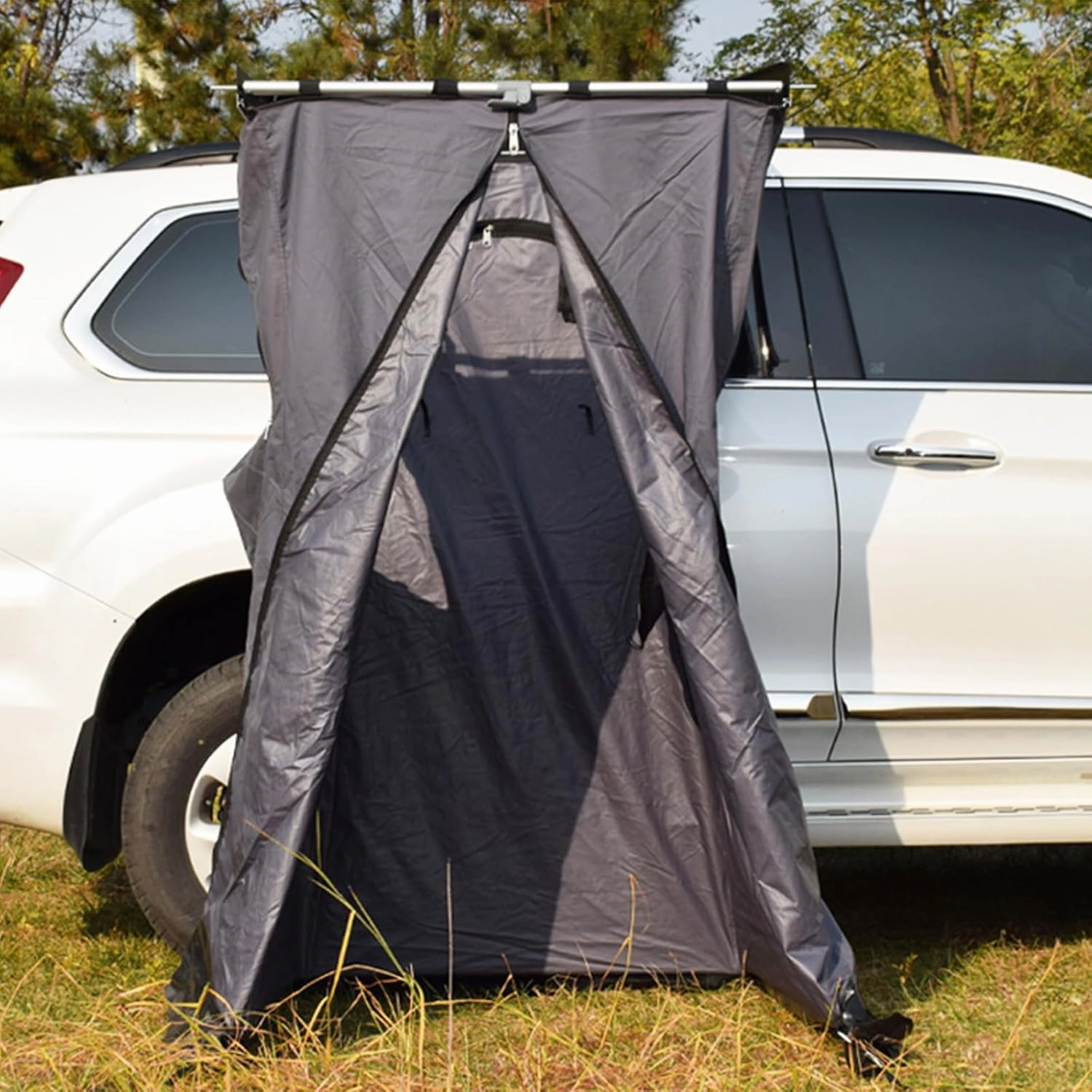 Shower Tent Awning for Cars,Vehicle Awning Shower Room for SUV Truck,Car Side Privacy Shelter Bathroom Outdoor Changing Room,Portable Toilet Shower Tents