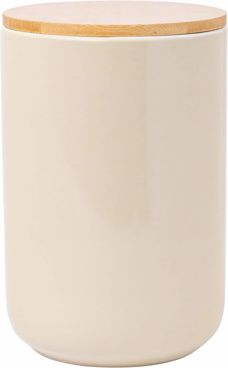 Silver Buffalo Gilmore Girls Luke's Cafe Logo Ceramic Cookie Snack Candy Jar with Airtight Bamboo Lid (Small)