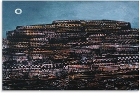 SINUJE Artist Max Ernst The Entire City ​Painting Poster Canvas Wall Art Print For Room Aesthetic And Decor Poster For Bedroom Office Home Dorm Kitchen Bathroom Decor08x12inch(20x30cm)
