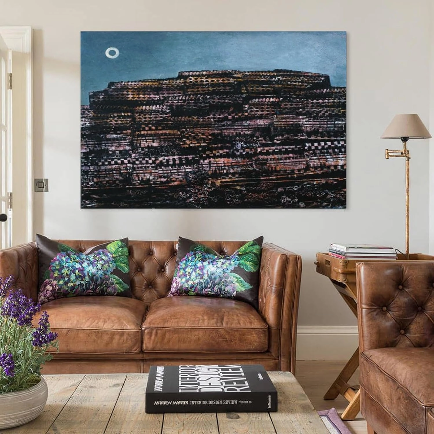 SINUJE Artist Max Ernst The Entire City ​Painting Poster Canvas Wall Art Print For Room Aesthetic And Decor Poster For Bedroom Office Home Dorm Kitchen Bathroom Decor08x12inch(20x30cm)