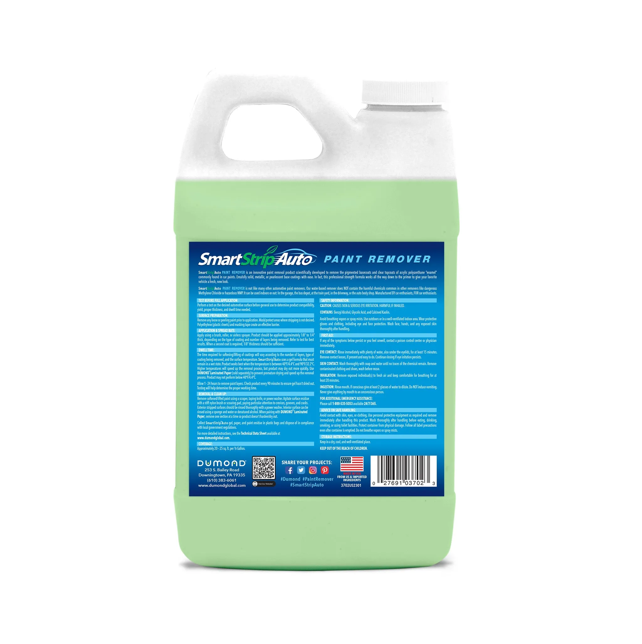 Smart Strip® Auto Paint Remover - 1/2 Gallon Sample