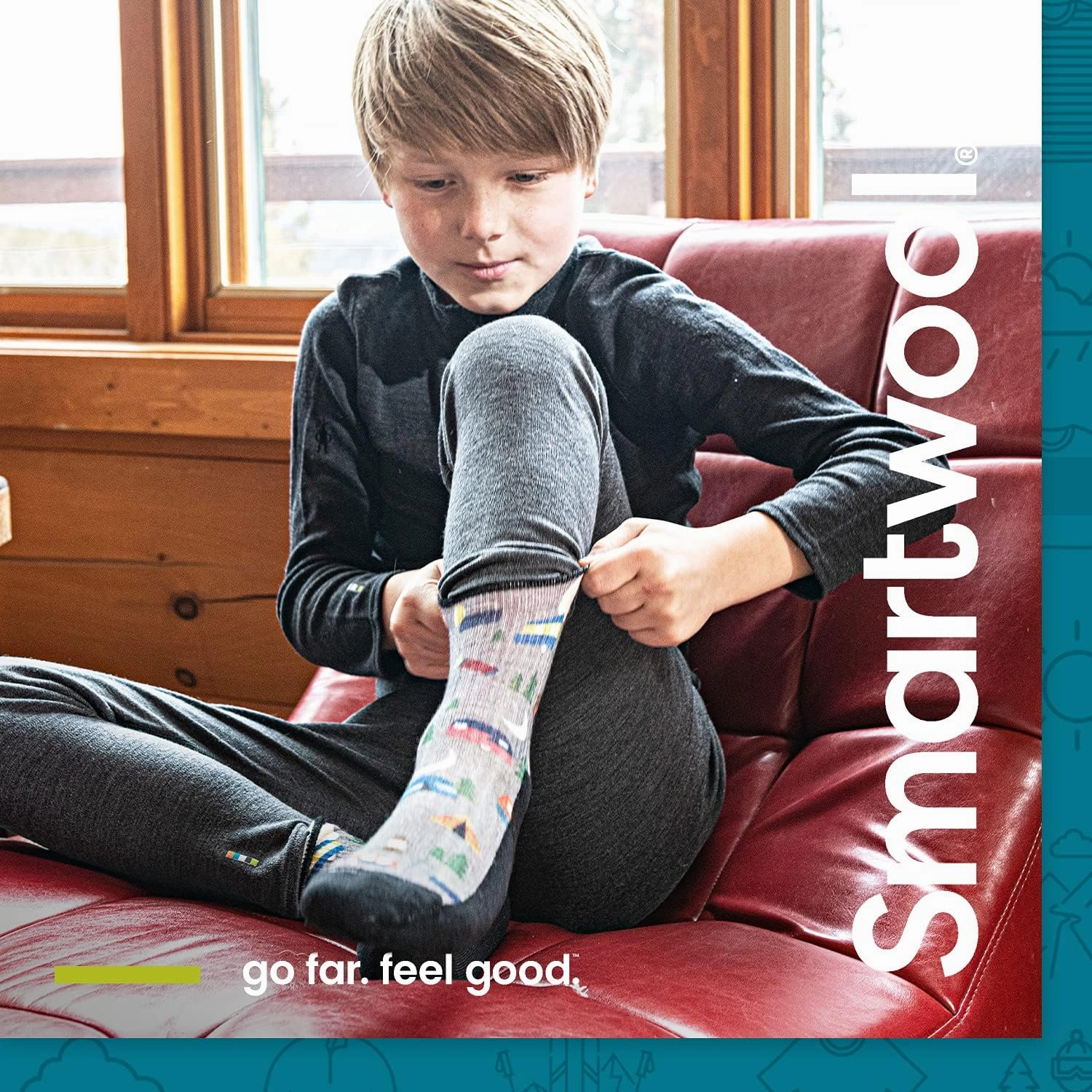 Smartwool Kid's Classic Thermal Merino Base Layer Crew