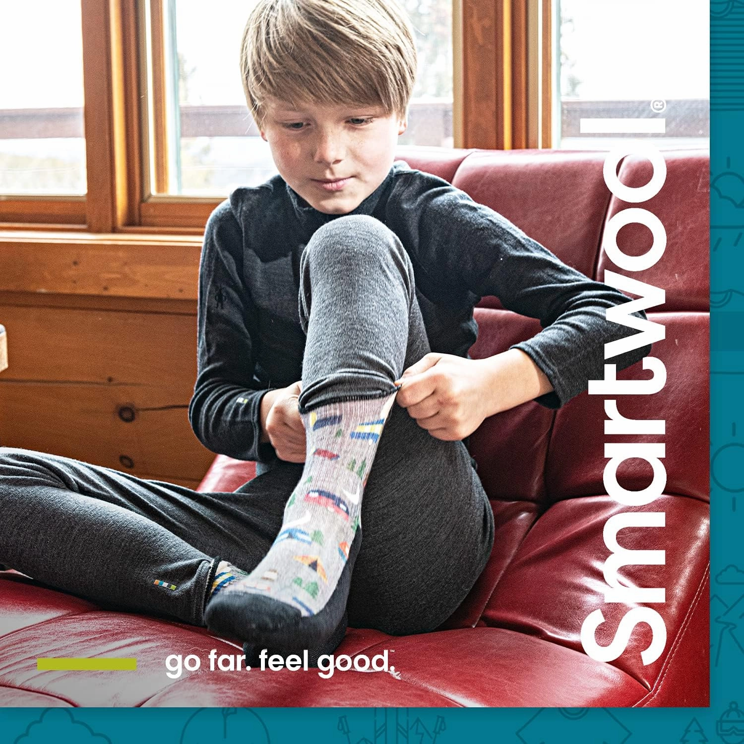 Smartwool Kid's Classic Thermal Merino Base Layer Crew