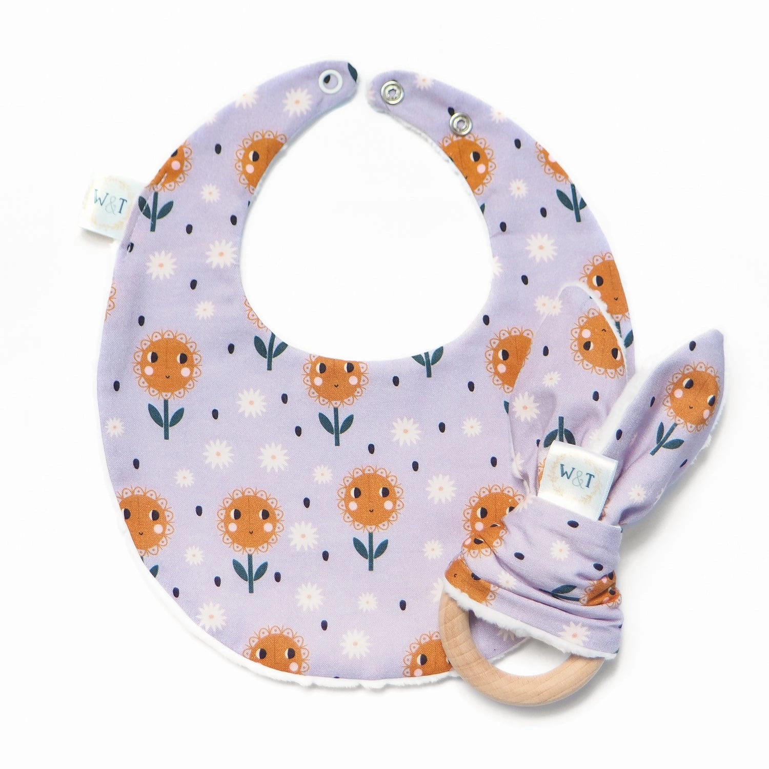 Smiling Sunflowers Teething Ring