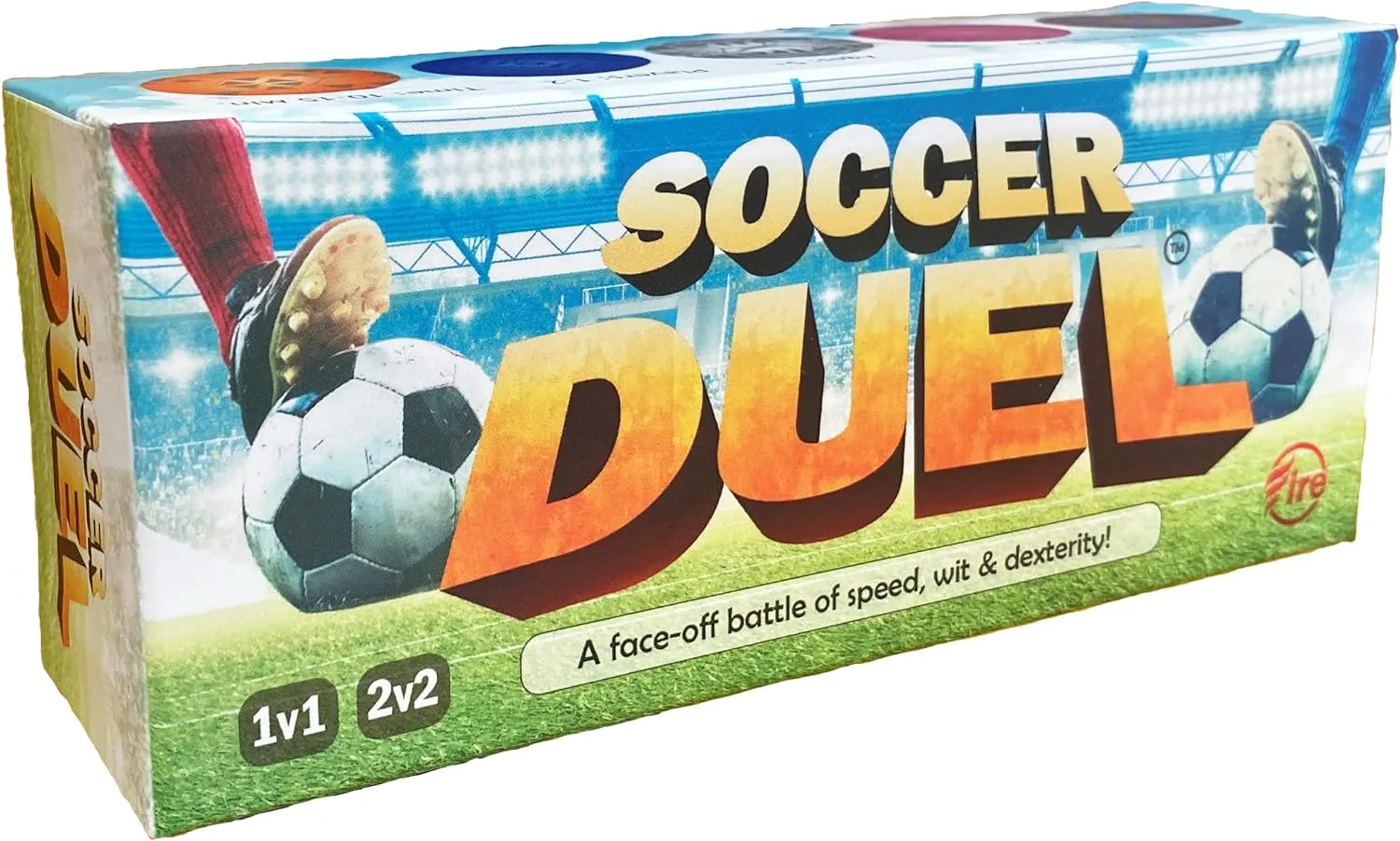 Soccer Duel | Action-Based Soccer Game | Sports Theme | Enhances Focus, Mental Agility, Problem Solving | Ages 5  | Kids | Teens | 2 Players Idea | Average Playtime 10 Minutes