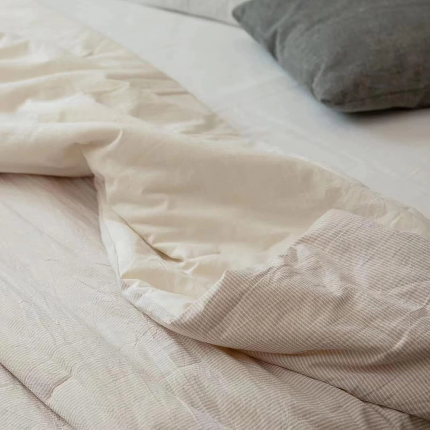 Soft Cool Quilt,Skin-Friendly and Comfortable Washed Moisture-Absorbing and Breathable air-Conditioned Quilt (B Single) (B Twin)