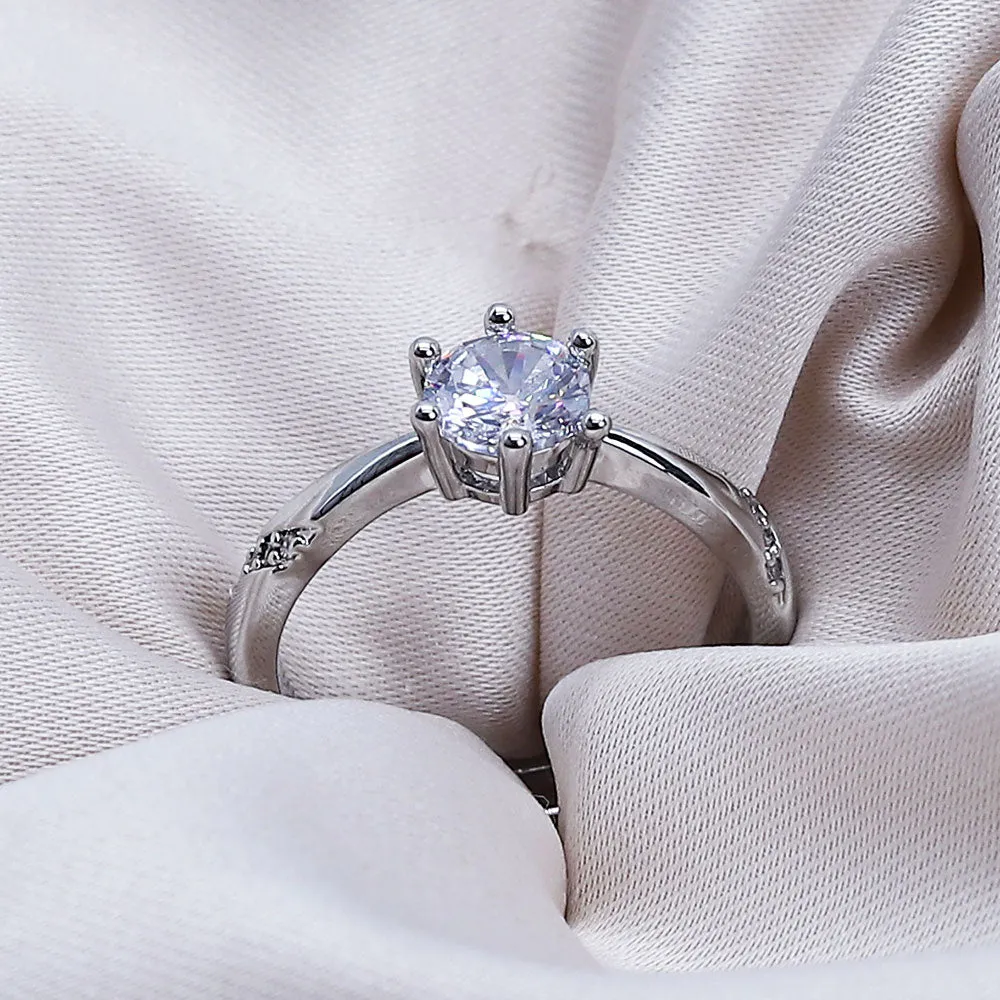 Soiree Zircon Ring  (10800)  - Fluffy