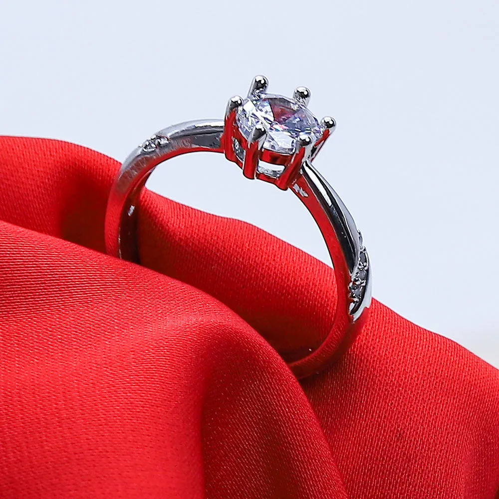 Soiree Zircon Ring  (10800)  - Fluffy