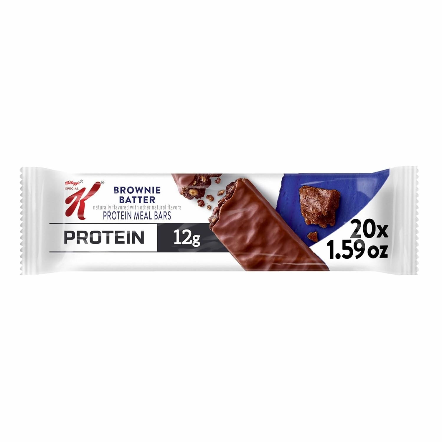 Special K Protein Bars, Meal Replacement, Protein Snacks, Brownie Batter (20 Bars)