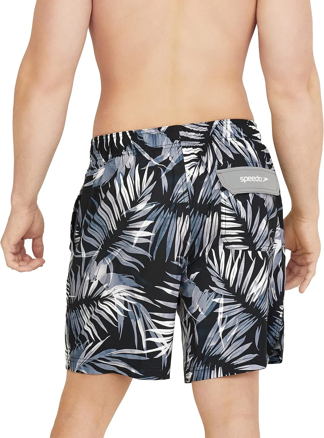 Speedo Men's Swim Trunk Mid Length Redondo Printed