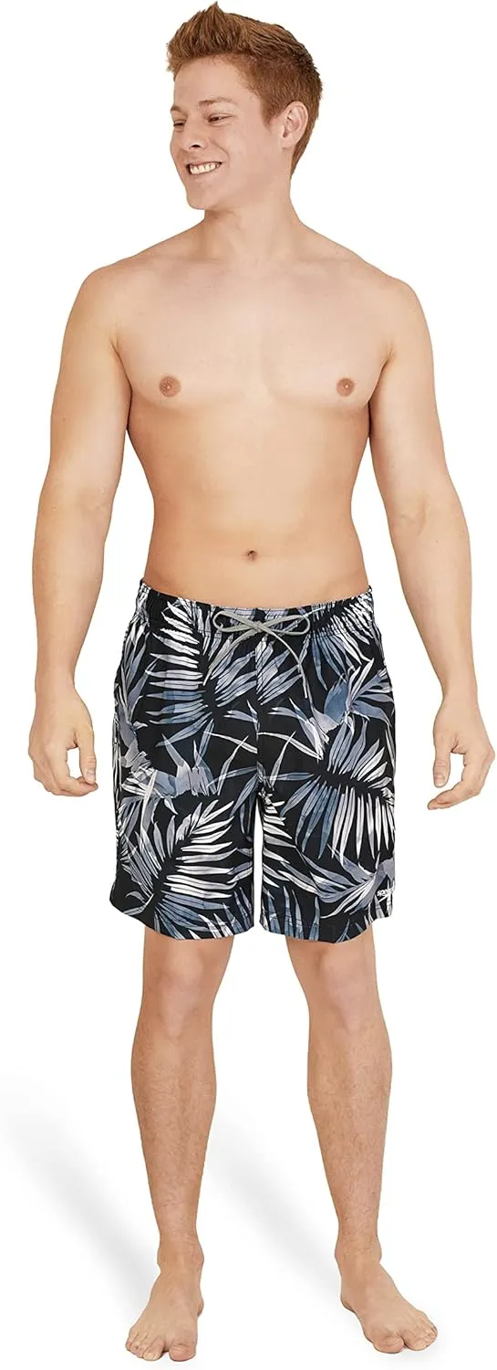 Speedo Men's Swim Trunk Mid Length Redondo Printed