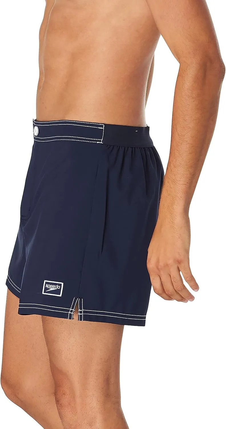 Speedo Men's Swim Trunk Short Length Beachsider Solid
