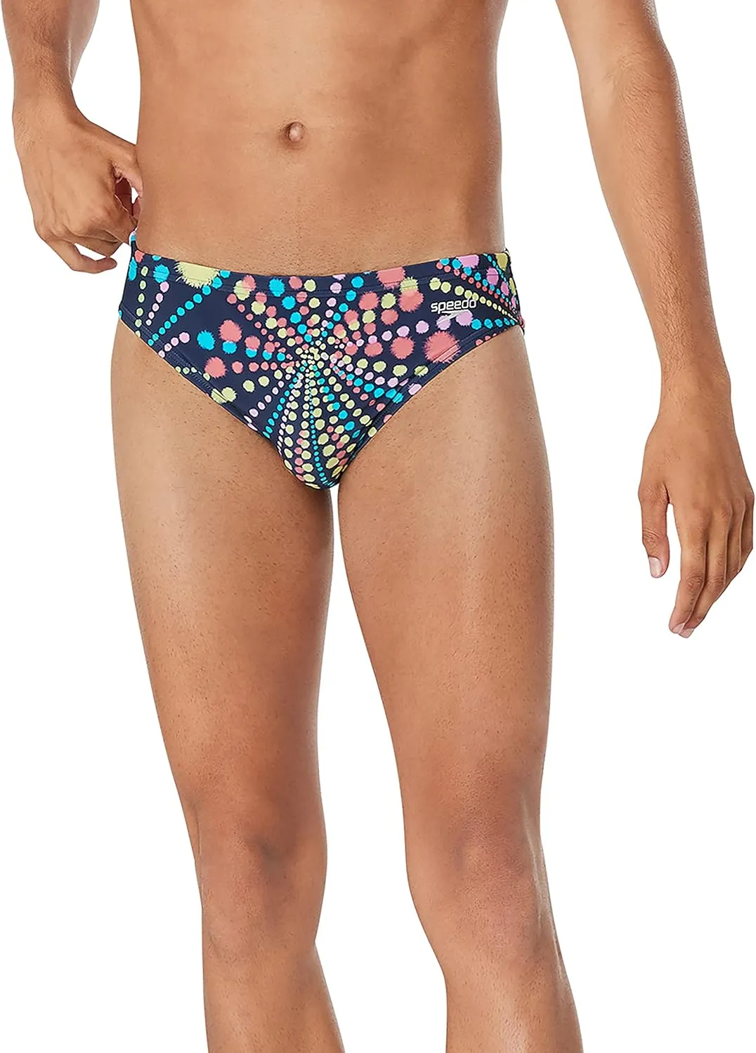 Speedo Men's Swimsuit Brief Eco Flex 2” Outseam Beachstar