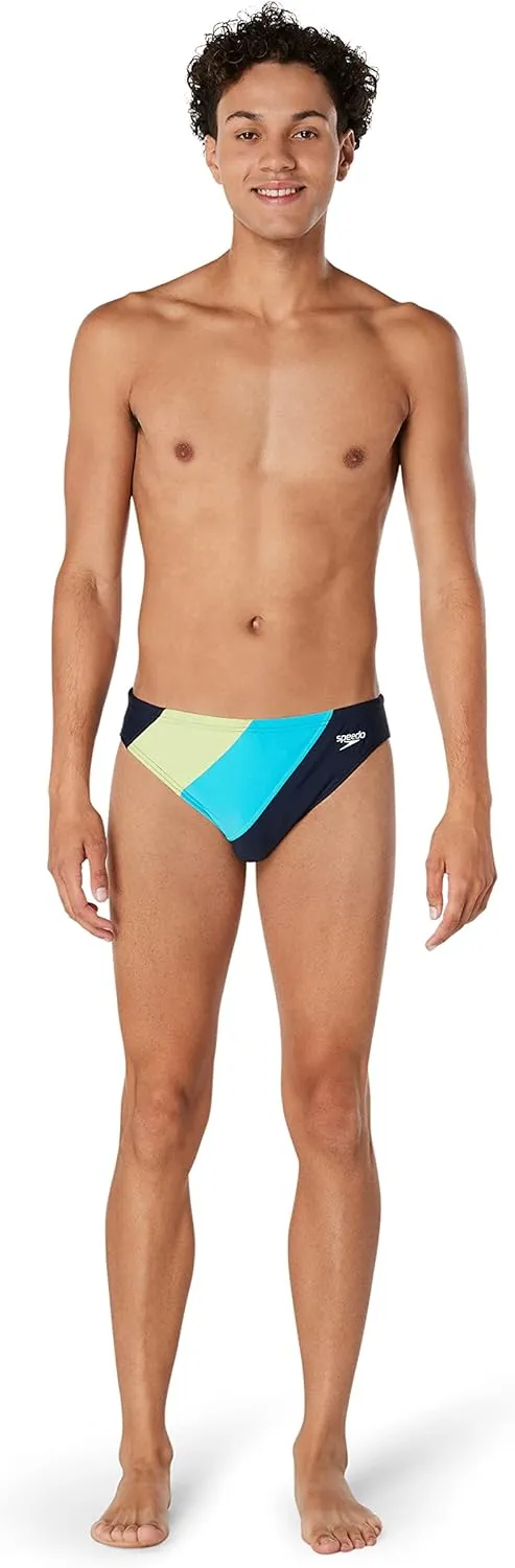 Speedo Men's Swimsuit Brief Eco Flex 2” Outseam Beachstar