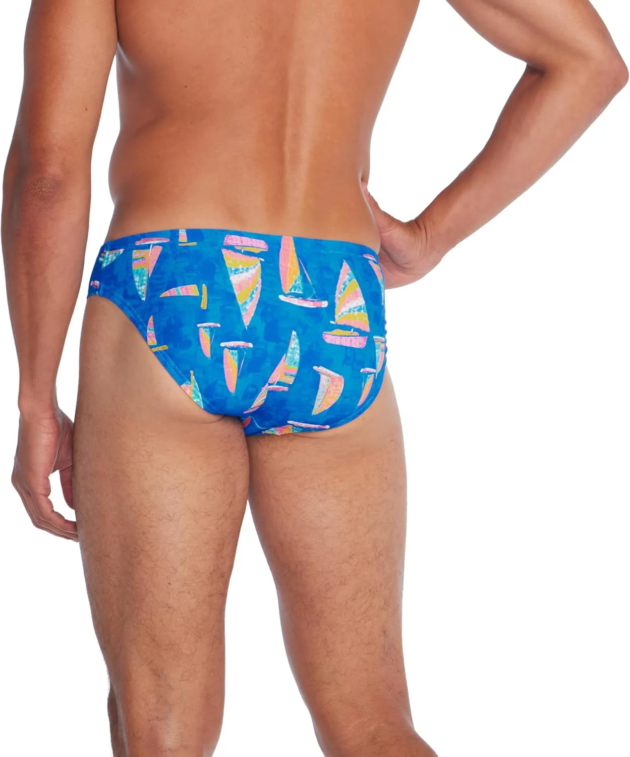 Speedo Men's Swimsuit Brief Eco Flex 2” Outseam Beachstar