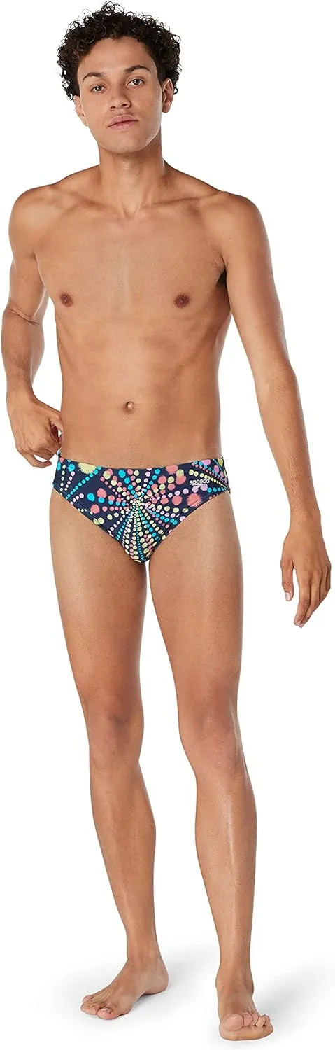 Speedo Men's Swimsuit Brief Eco Flex 2” Outseam Beachstar
