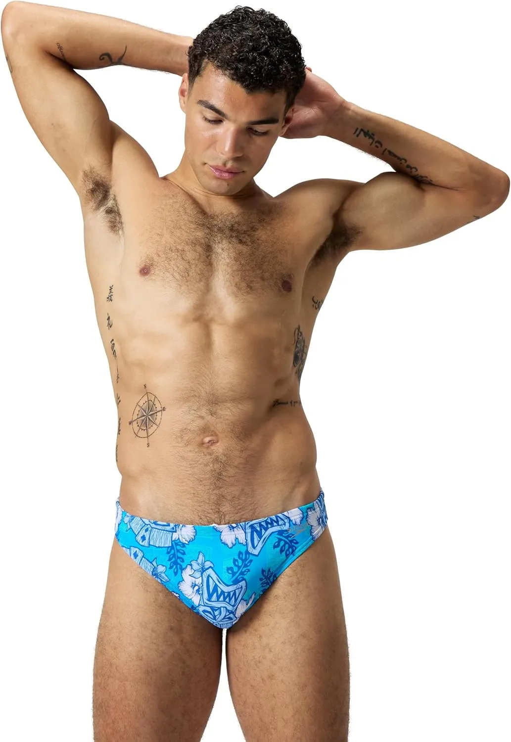 Speedo Men's Swimsuit Brief Eco Flex 2” Outseam Beachstar