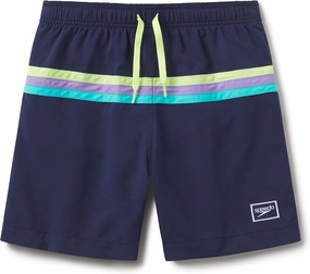 Speedo Boy's Swim Trunk Mid Length Redondo Printed