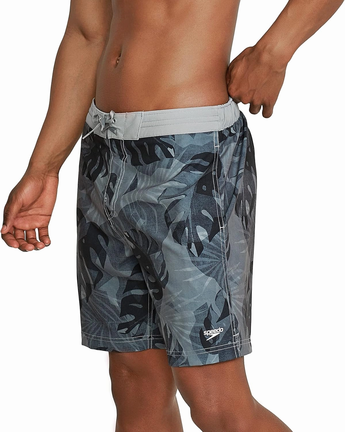 Speedo Men's Swim Trunk Knee Length Boardshort Bondi Printed