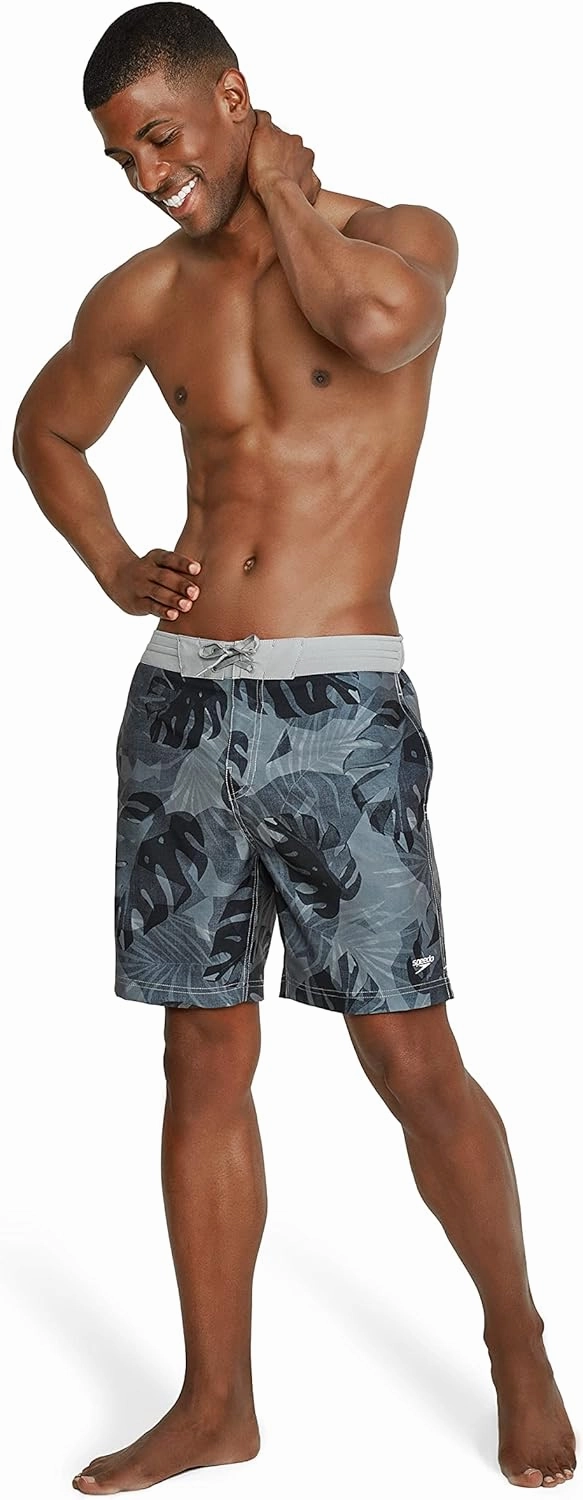 Speedo Men's Swim Trunk Knee Length Boardshort Bondi Printed