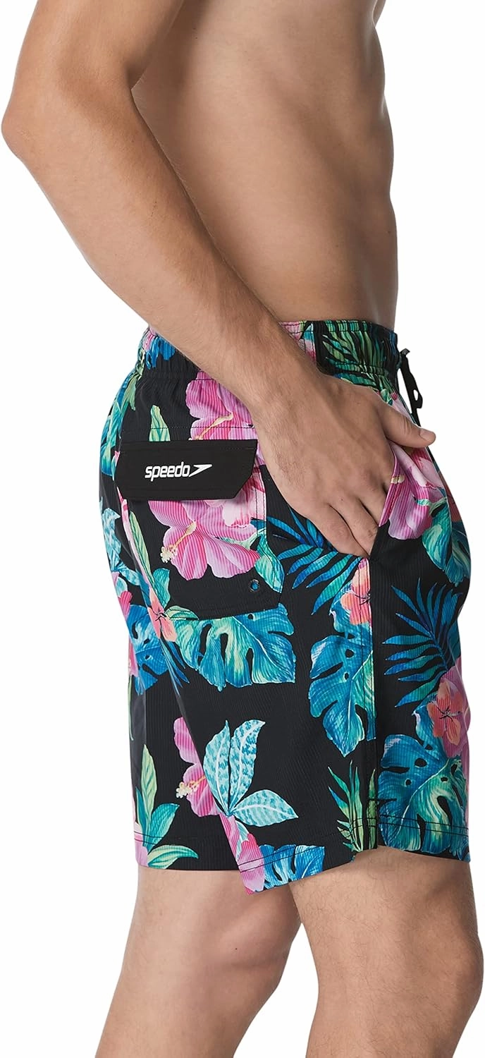 Speedo Men's Swim Trunk Mid Length Redondo Floral