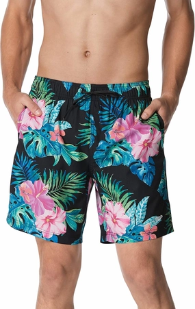 Speedo Men's Swim Trunk Mid Length Redondo Floral