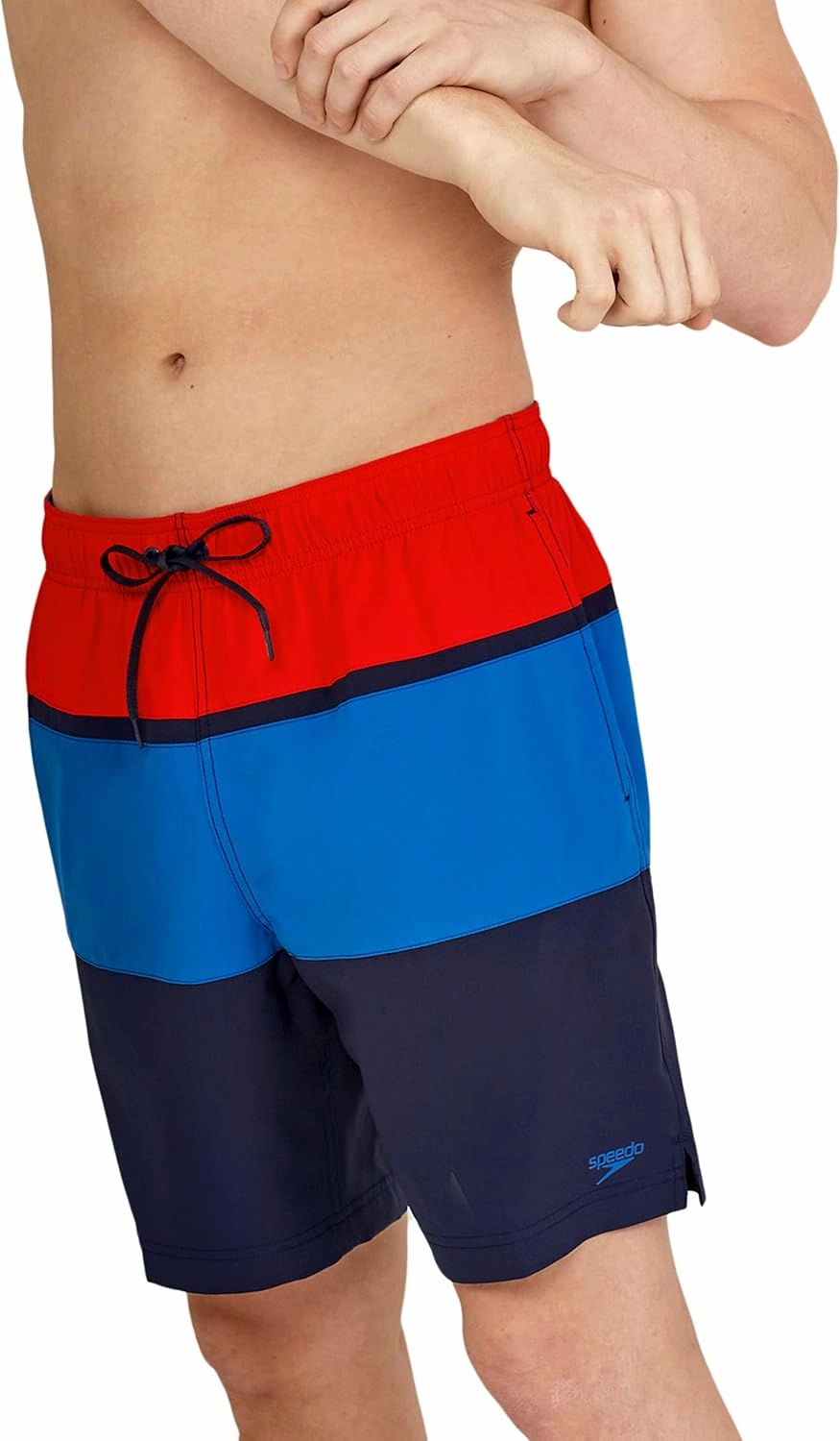 Speedo Men's Swim Trunk Mid Length Redondo Stripe