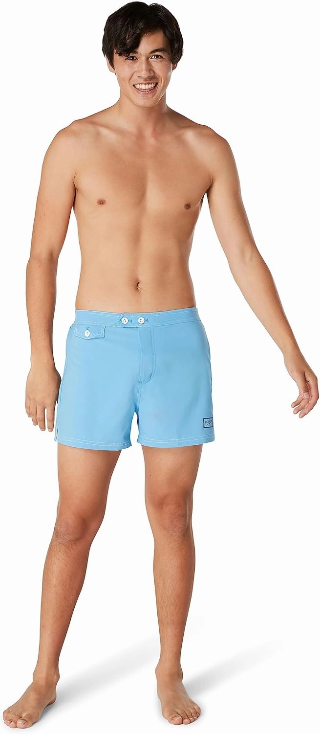 Speedo Men's Swim Trunk Short Length Beachsider Solid