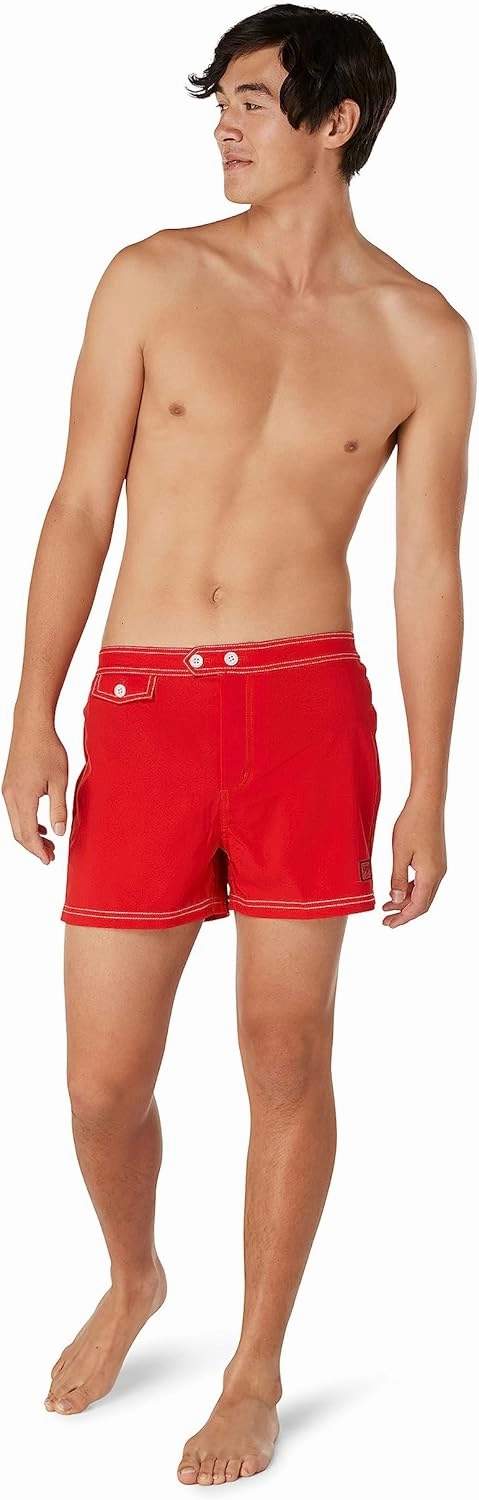 Speedo Men's Swim Trunk Short Length Beachsider Solid