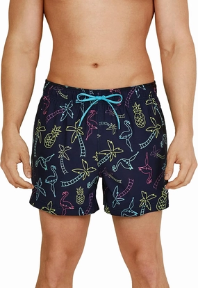 Speedo Men's Swim Trunk Short Length Redondo Striped