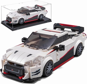 Sports Car Building Set for Adults, Classic Racing Car Decor Model Kit with Display Box, Vehicle Consturction Toys Gifts for Kids Boys Boyfriends Age 8-12-16 (317 Pieces)