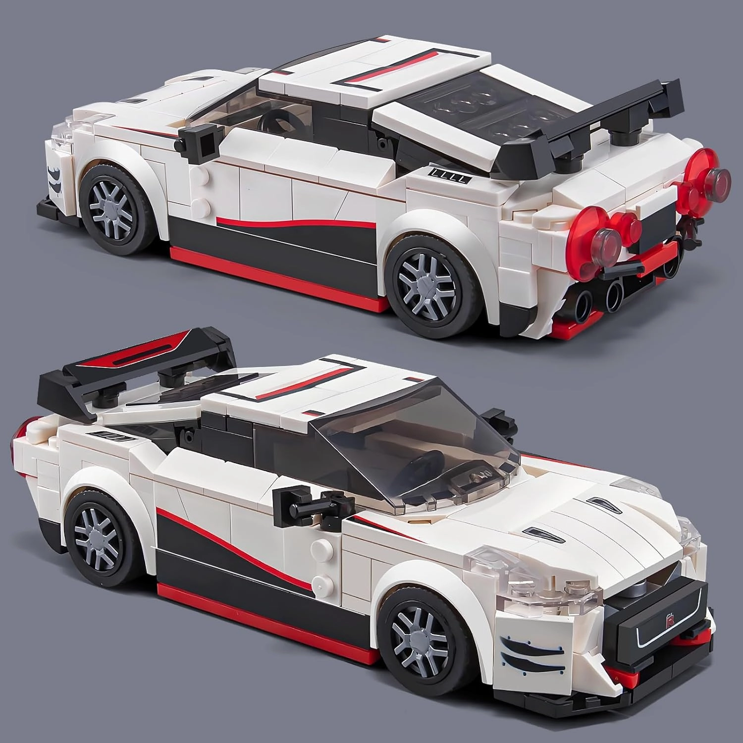 Sports Car Building Set for Adults, Classic Racing Car Decor Model Kit with Display Box, Vehicle Consturction Toys Gifts for Kids Boys Boyfriends Age 8-12-16 (317 Pieces)