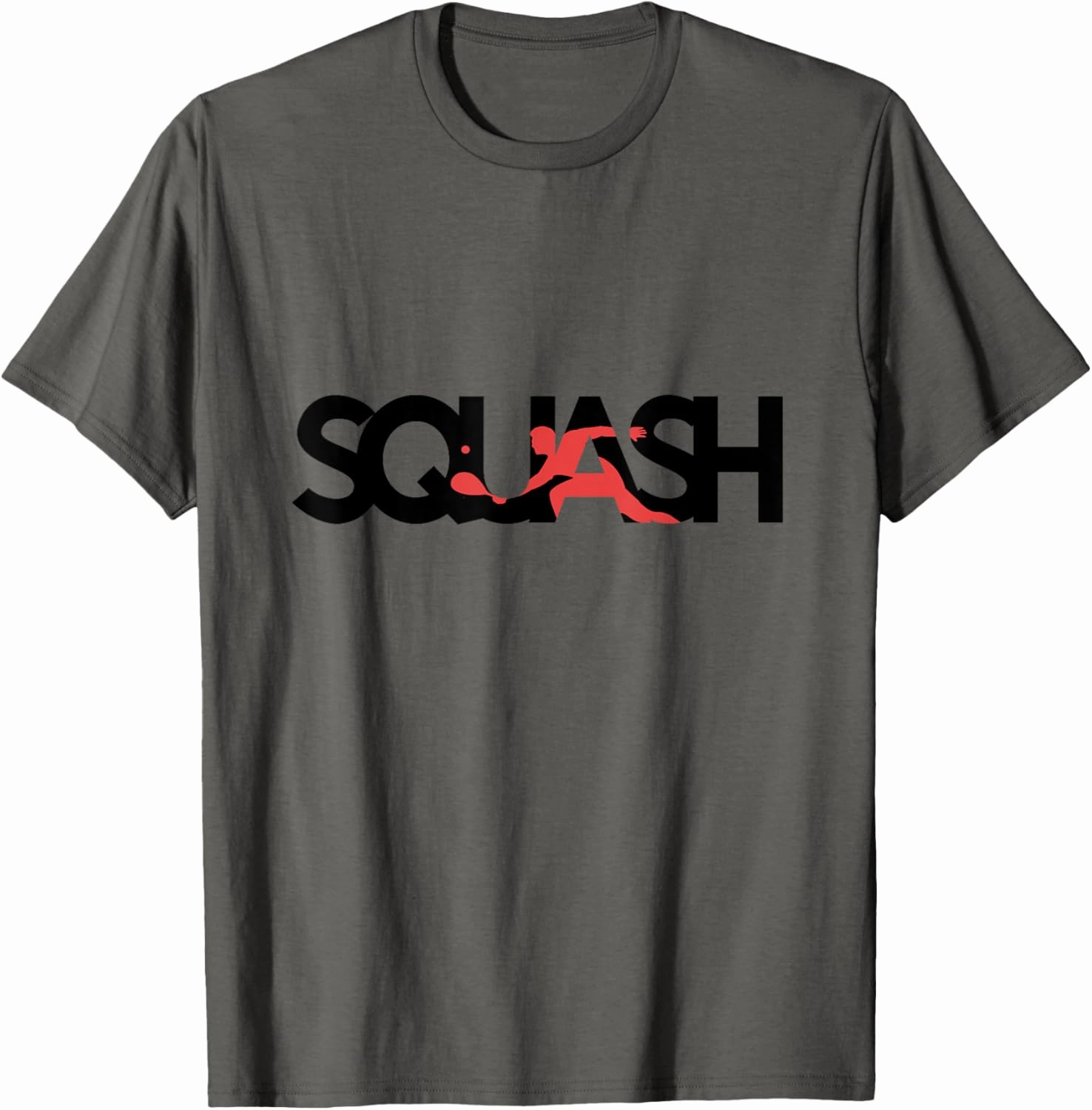 Squash T-Shirt Gift Ball Court Shoes Racket T-Shirt