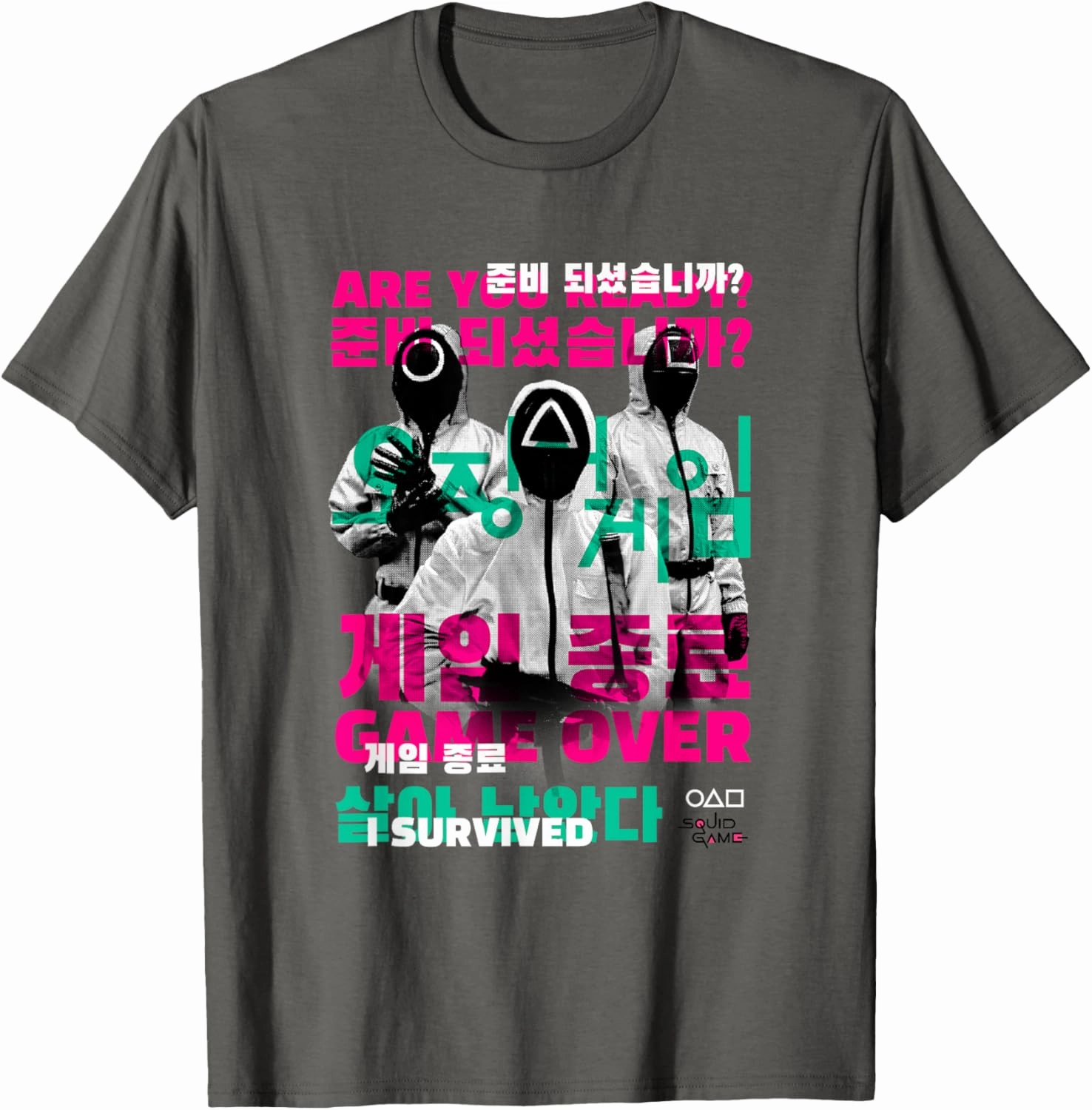 Squid Game 2 Quotes Guards Getting Ready Retro T-Shirt