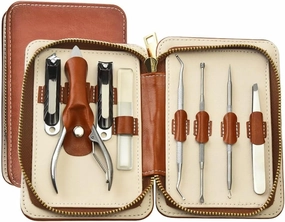 Stainless Steel Nail Clipper Set, Manicure 8-Piece Set, 10.8 * 3.3 * 15.8cm